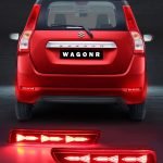 FABTEC - Car LED Imported Running Matrix Light Moving Reflector Rear Bumper Brake Light 3 Diamond Arrow Design