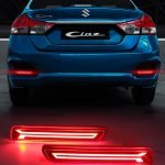 FABTEC - Car LED Imported Running Matrix Light Moving Reflector Rear Bumper Brake Light Single Arrow Design