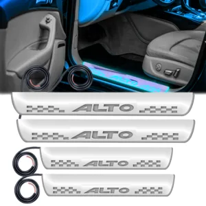 FABTEC - Car Door Foot Step Sill Plate for Maruti Suzuki Alto