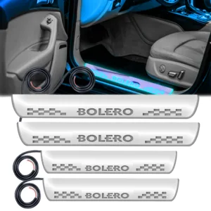 FABTEC Car Door Foot Step Sill Plate for Mahindra Bolero