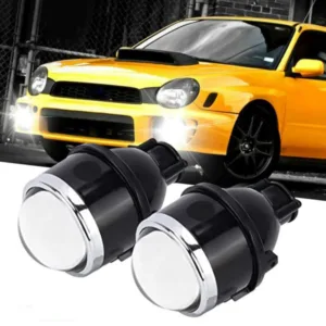 FABTEC 3.0-Inch Fog Light Projector Lens for Cars – High/Low Beam H11/H8 Compatible Projector Housing (Bulb Not Included)