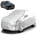 FABTEC - Metallic Silver Black Border Waterproof Car Body Cover for Hyundai Creta