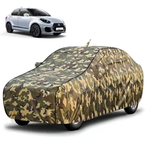 FABTEC - Jungle Print Waterproof Car Body Cover for Maruti Suzuki Dzire 2018