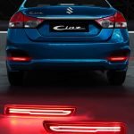 FABTEC - Car LED Imported Running Matrix Light Moving Reflector Rear Bumper Brake Light Knife Design