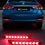 FABTEC - Car LED Imported Moving Reflector Rear Bumper Brake Light -Matrix with Running Indicator E 2