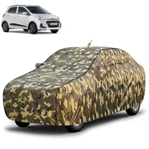 FABTEC - Jungle Print Waterproof Car Body Cover for Hyundai Grand i10