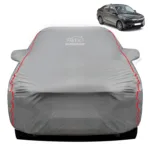 FABTEC - Peva Waterproof Red Border Car Body Cover for Honda Amaze