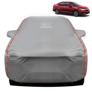 FABTEC Waterproof Dark Grey Peva Car Body Cover For Honda City 2014 – 2026
