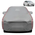 FABTEC - Peva Waterproof Red Border Car Body Cover for Hyundai I20