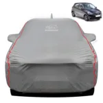 FABTEC - Peva Waterproof Red Border Car Body Cover for Tata Tiago