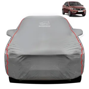 FABTEC Waterproof Dark Grey Peva Car Body Cover For Tata Tigor 2020 – 2026