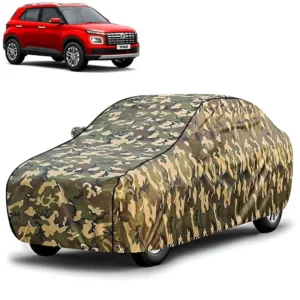 FABTEC - Jungle Print Waterproof Car Body Cover for Hyundai Venue
