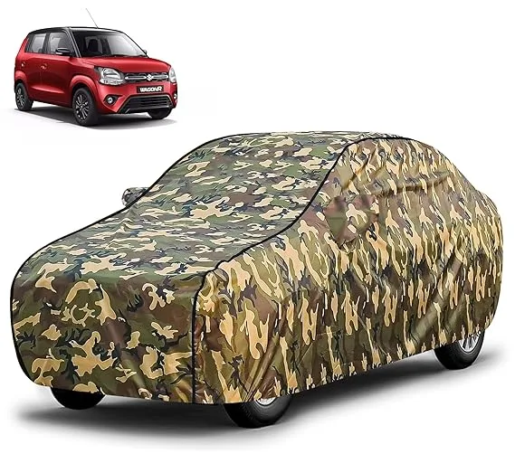 Fabtec Jungle Print Waterproof Car Body Cover for Maruti Suzuki WagonR