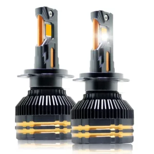 Fabtec Crystal Eye H7 White Plug & Play LED Headlight Bulb For Cars (300W/24000LM/6500K)