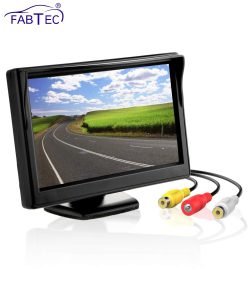 FABTEC 5 Inch Car Dashboard Rear View Parking Screen