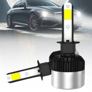 Fabtec Original Nighteye H1 White LED Plug & Play Headlight LED For Cars, Bike and Scooty (72W/10000LM/6000K)