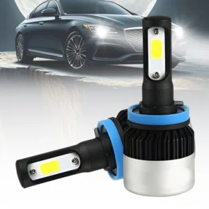 Fabtec Original NightEye H8/H11/H16 White Plug & Play Headlight & Fog light LED Bulb for Cars (72W/10000LM/6000K)