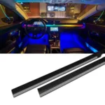 Fabtec Multi Color Matrix Interior Ambient K4 Running Magic Atmosphere Light for Car Dashboard (App Controlled), (110cm & 25cm) Visit the Fabtec Store