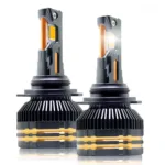 Fabtec Crystal Eye 9012 White Plug & Play LED Headlight Bulb For Cars (300W/20000LM/6500K)