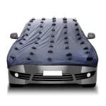 FABTEC Dog Protection Car Cover for Both roof and Bonnet Attach Full Car Protection from Dogs, Pets and Animal with Spikes for Big Cars 1pc (14ftX55Inch)