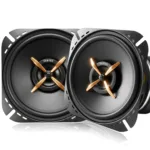 FABTEC 4 Inch 200 Watt Speakers 3 Way Co Axial Speakers for Car, Home and DIY Projects (Set of 2)