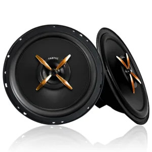 FABTEC 6.5 Inch 640 Watt Car Door Speakers High Performance 3 Way Full Range Co Axial Speakers (Set of 2)