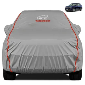 FABTEC - Peva Waterproof Red Border Car Body Cover for Kia Carens