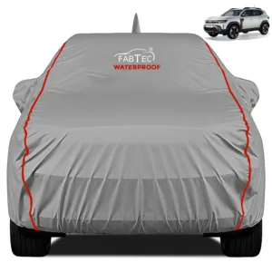 FABTEC - Peva Waterproof Red Border Car Body Cover for Renault Duster