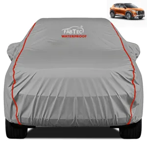 FABTEC Waterproof Dark Grey Peva Car Body Cover For Nissan Magnite