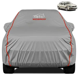 FABTEC Waterproof Dark Grey Peva Car Body Cover For Volkswagen Vento