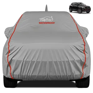FABTEC - Peva Waterproof Red Border Car Body Cover for Mahindra XUV300