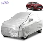 FABTEC Waterproof Metallic Silver Car Body Cover For Maruti Suzuki Dzire 2022 - 2026