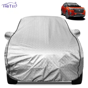 FABTEC Waterproof Metallic Silver Car Body Cover For Honda  Elevate 2023 – 2026
