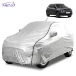 FABTEC Waterproof Metallic Silver Car Body Cover For Tata  Punch Rear Antenna 2021 - 2024